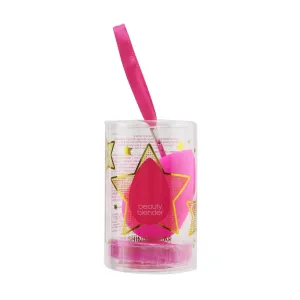 BeautyBlender Shining Star Blend & Cleanse Set (1x BeautyBlender. 1x Mini Solid BlenderCleanser)  2pcs