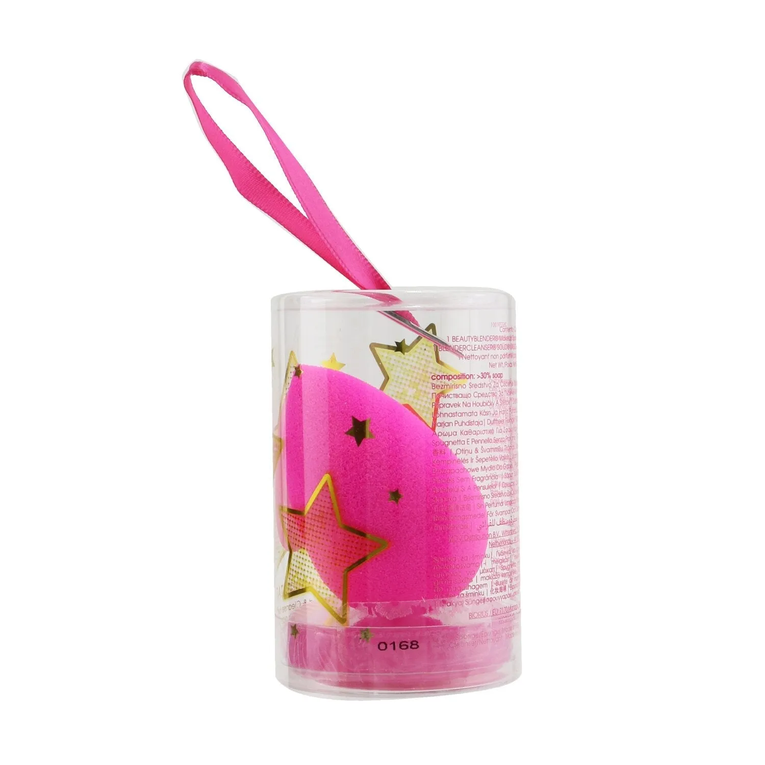 BeautyBlender Shining Star Blend & Cleanse Set (1x BeautyBlender. 1x Mini Solid BlenderCleanser)  2pcs