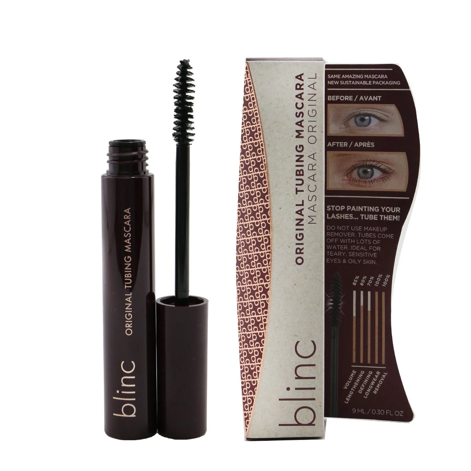 Blinc Original Tubing Mascara - Dark Brown  9ml/0.3oz