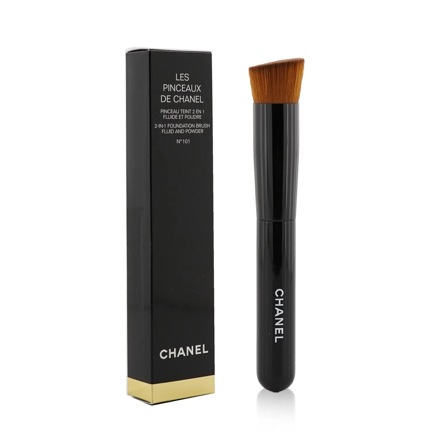 Chanel Les Pinceaux De Chanel 2 In 1 Foundation Brush (Fluid And Powder) N101