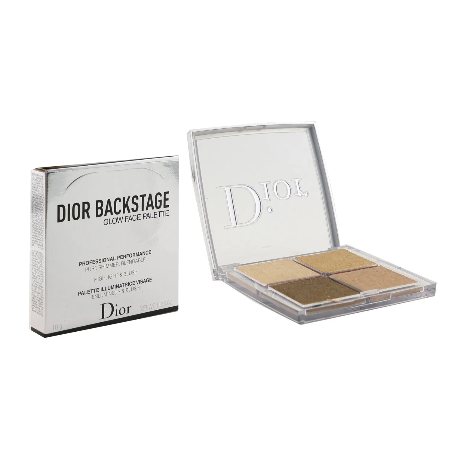 Christian Dior Backstage Glow Face Palette (Highlight & Blush) - # 003 Pure Gold  10g/0.35oz