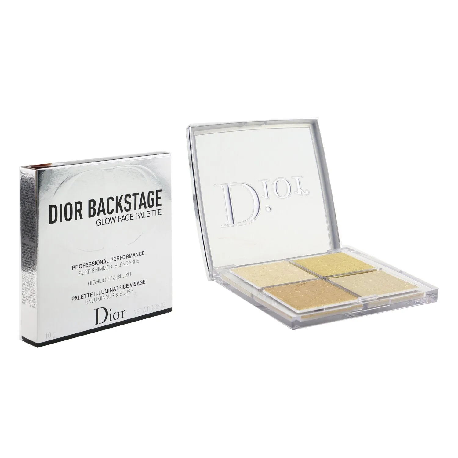 Christian Dior Backstage Glow Face Palette (Highlight & Blush) - # 003 Pure Gold  10g/0.35oz