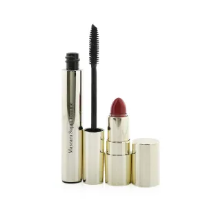 Clarins Supra Volume Mascara   Joli Rouge Set  2pcs