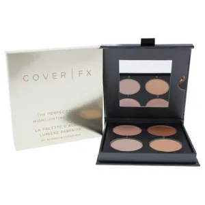Cover FX The Perfect Light Highlighting Palette - Light Medium by Cover FX for Women - 0.38 oz Highlighter