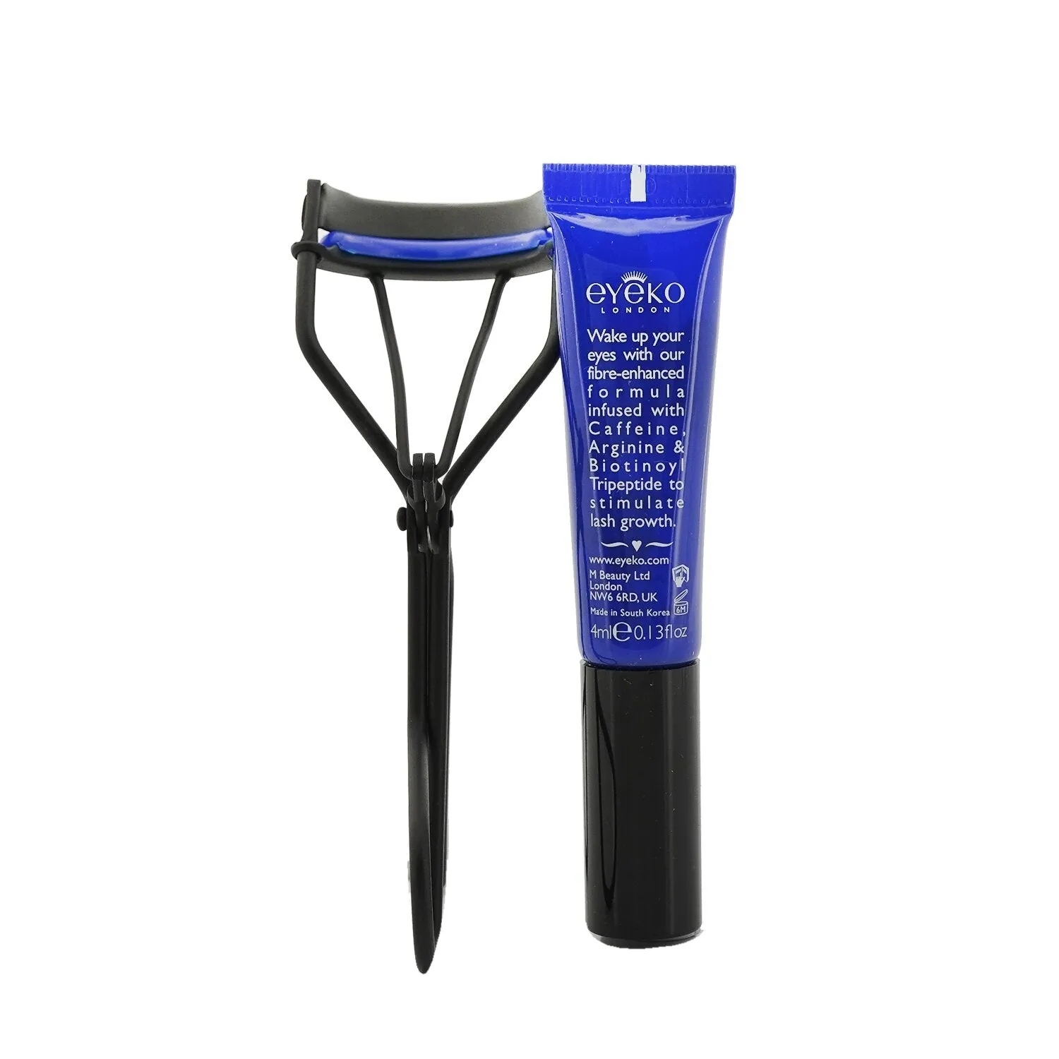 Eyeko Lash Alert Cushion Curler & Mascara Set: Curler   Mascara 4ml (Box Slightly Damaged)  2pcs