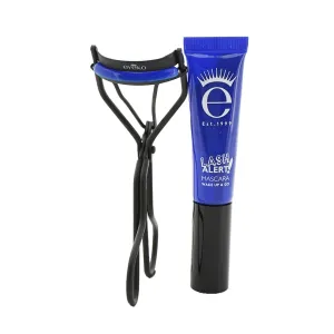 Eyeko Lash Alert Cushion Curler & Mascara Set: Curler   Mascara 4ml (Box Slightly Damaged)  2pcs