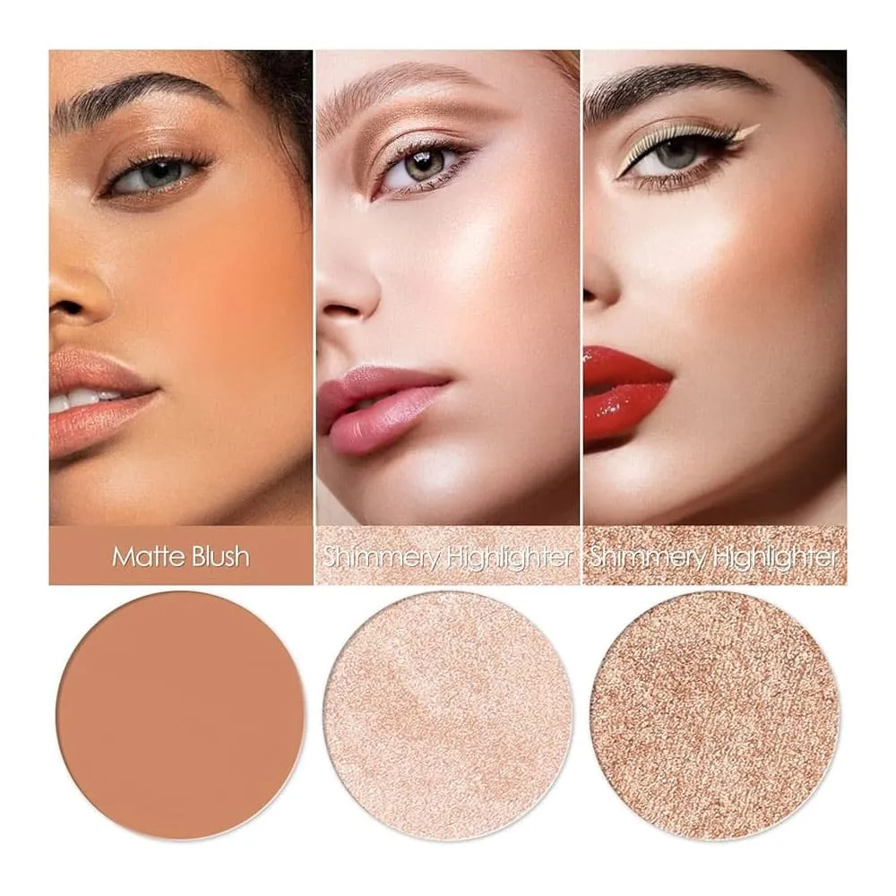 Focallure Blush & Highlighter Palette 02