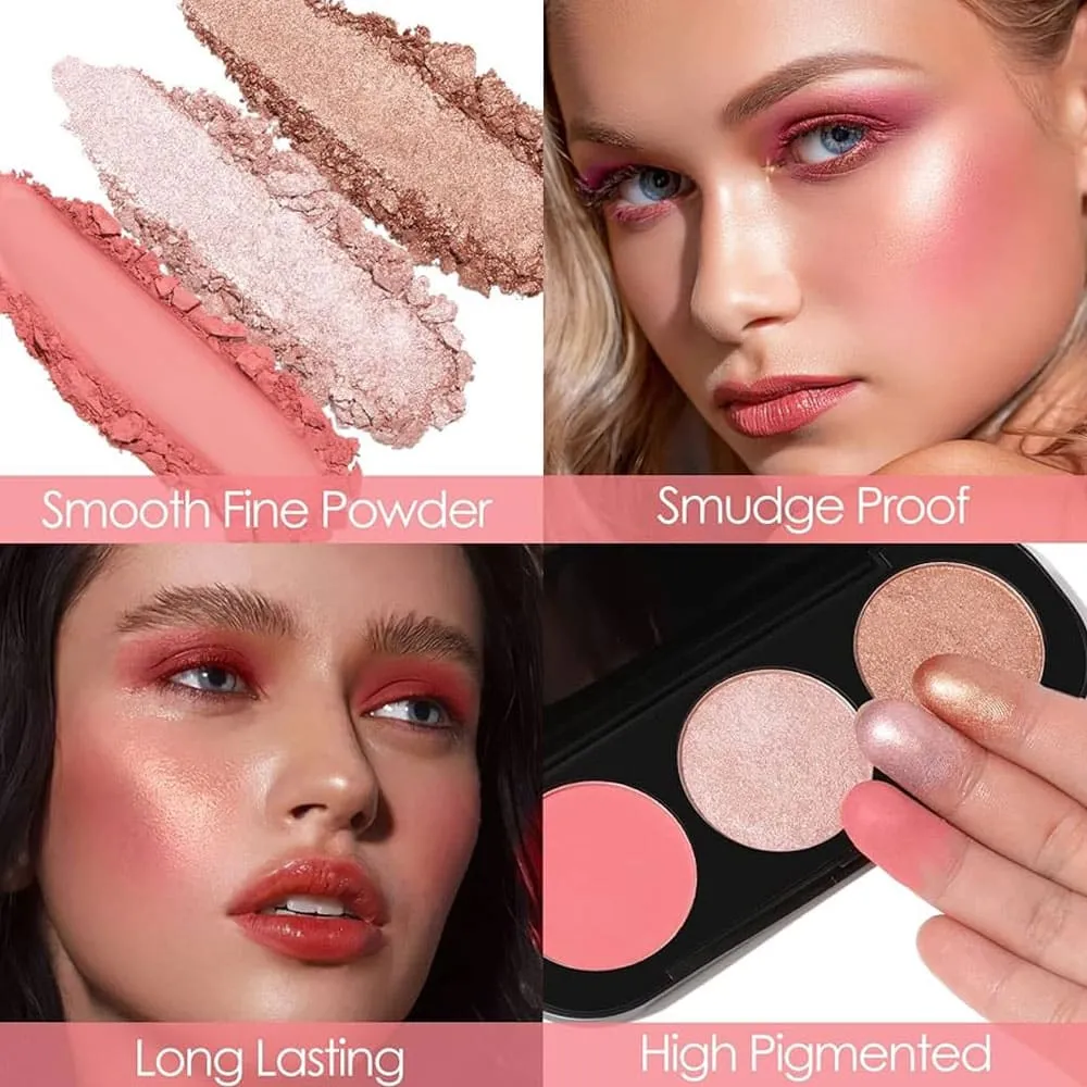 Focallure Blush & Highlighter Palette 03