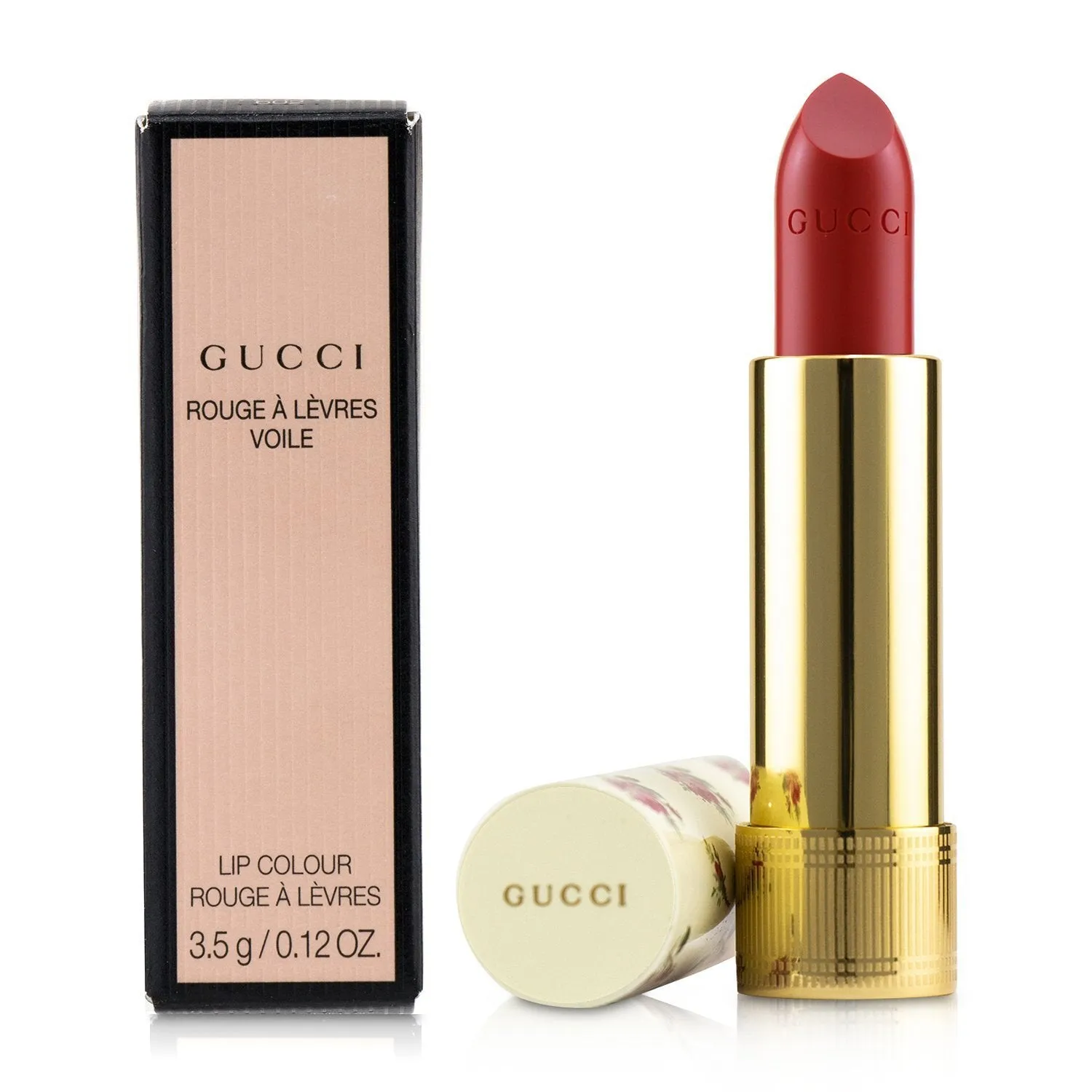 Gucci Rouge A Levres Voile Lip Colour - # 518 Amy Blush  3.5g/0.12oz