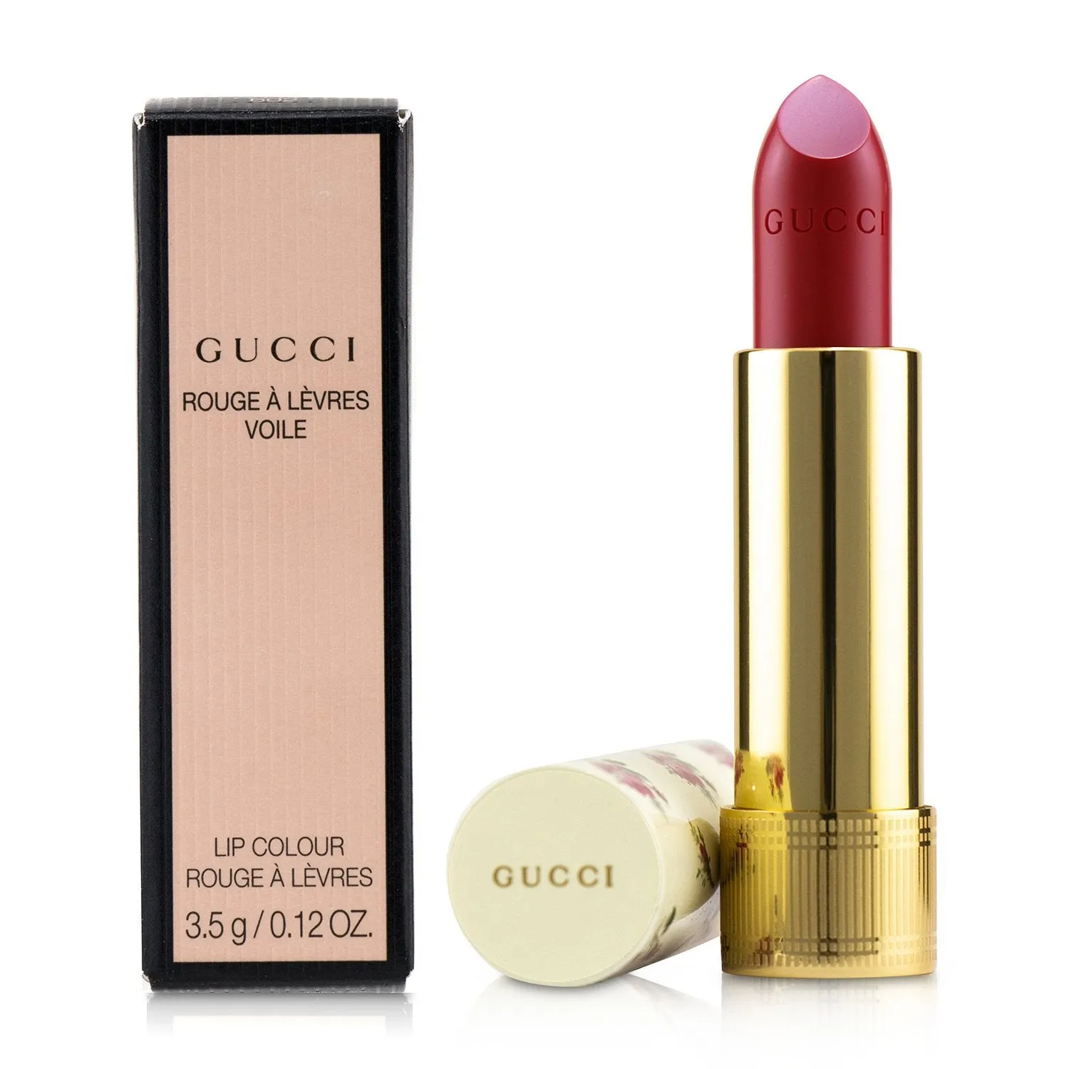 Gucci Rouge A Levres Voile Lip Colour - # 518 Amy Blush  3.5g/0.12oz