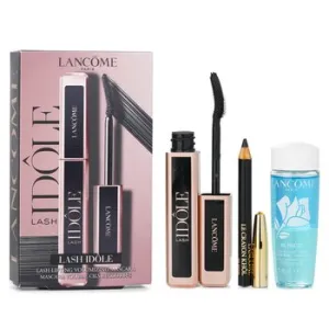 Lancome Lash Idole Mascara Set: Volumizing Mascara 8ml   Le Crayon Khol - No. 01 Black 0.7g   Non-Oily Instant Cleanser 30ml 942911  3pcs