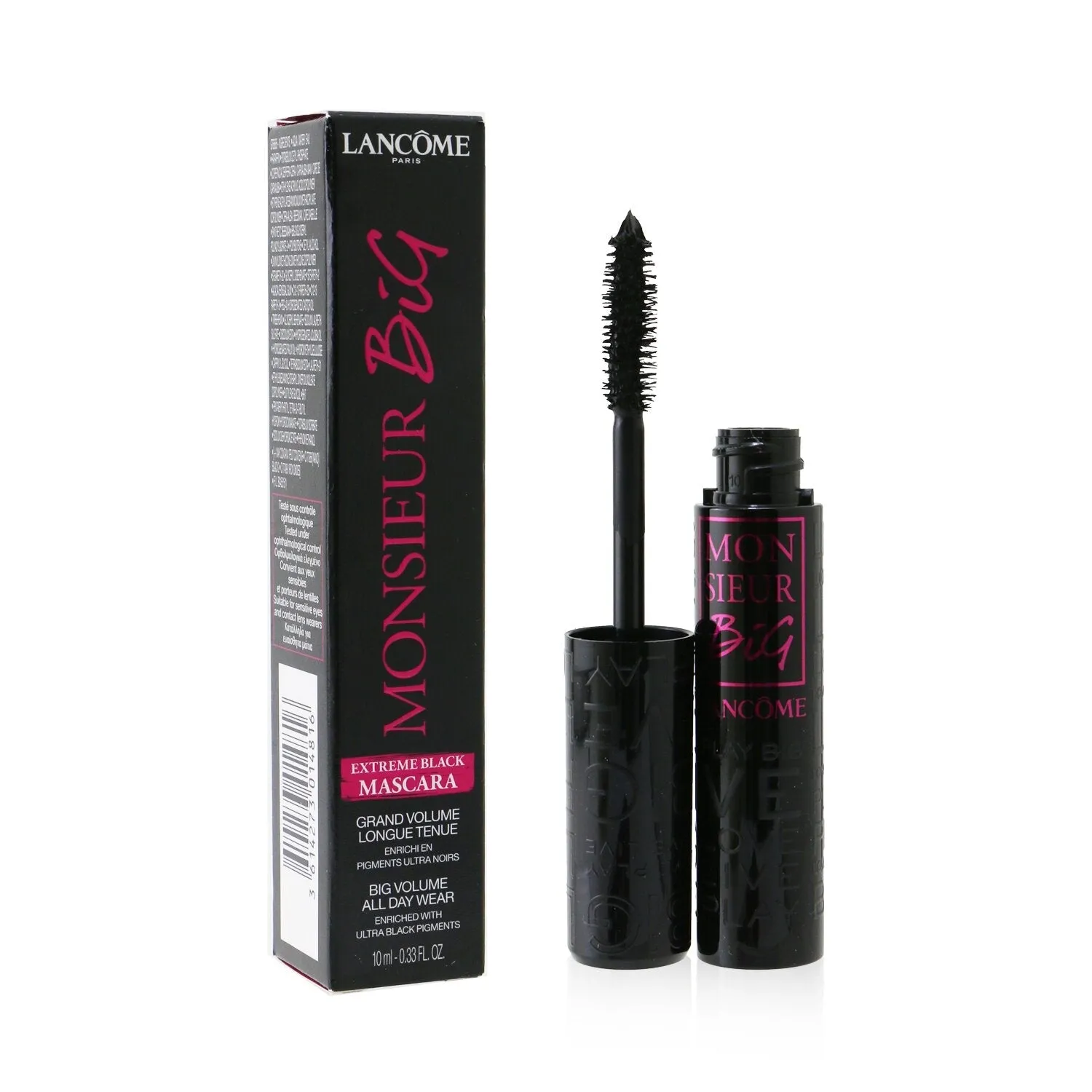 Lancome Monsieur Big Mascara - # 011 Extreme Black (Unboxed)  10ml/0.33oz