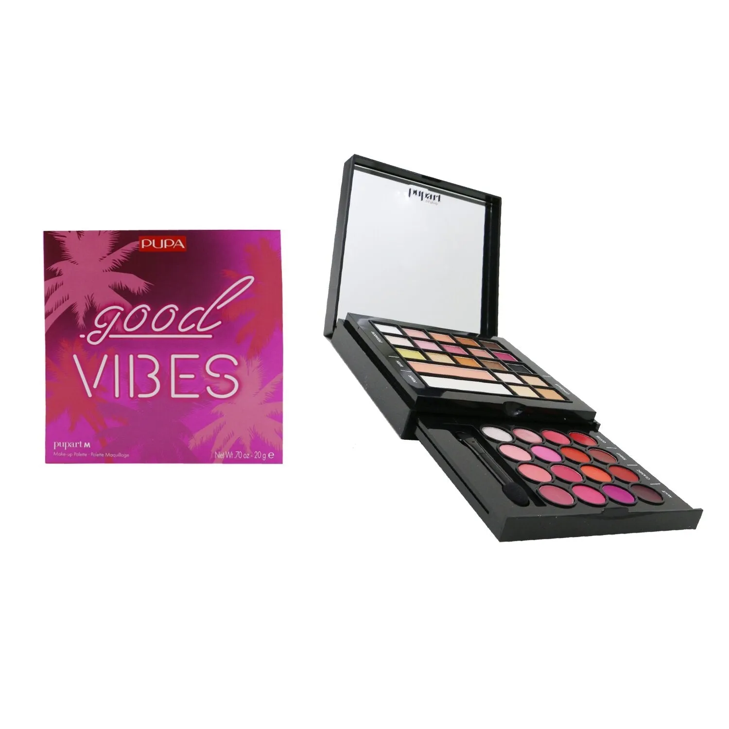 Pupa Pupart M Make Up Palette - # 001 Back To Red  20g/0.7oz