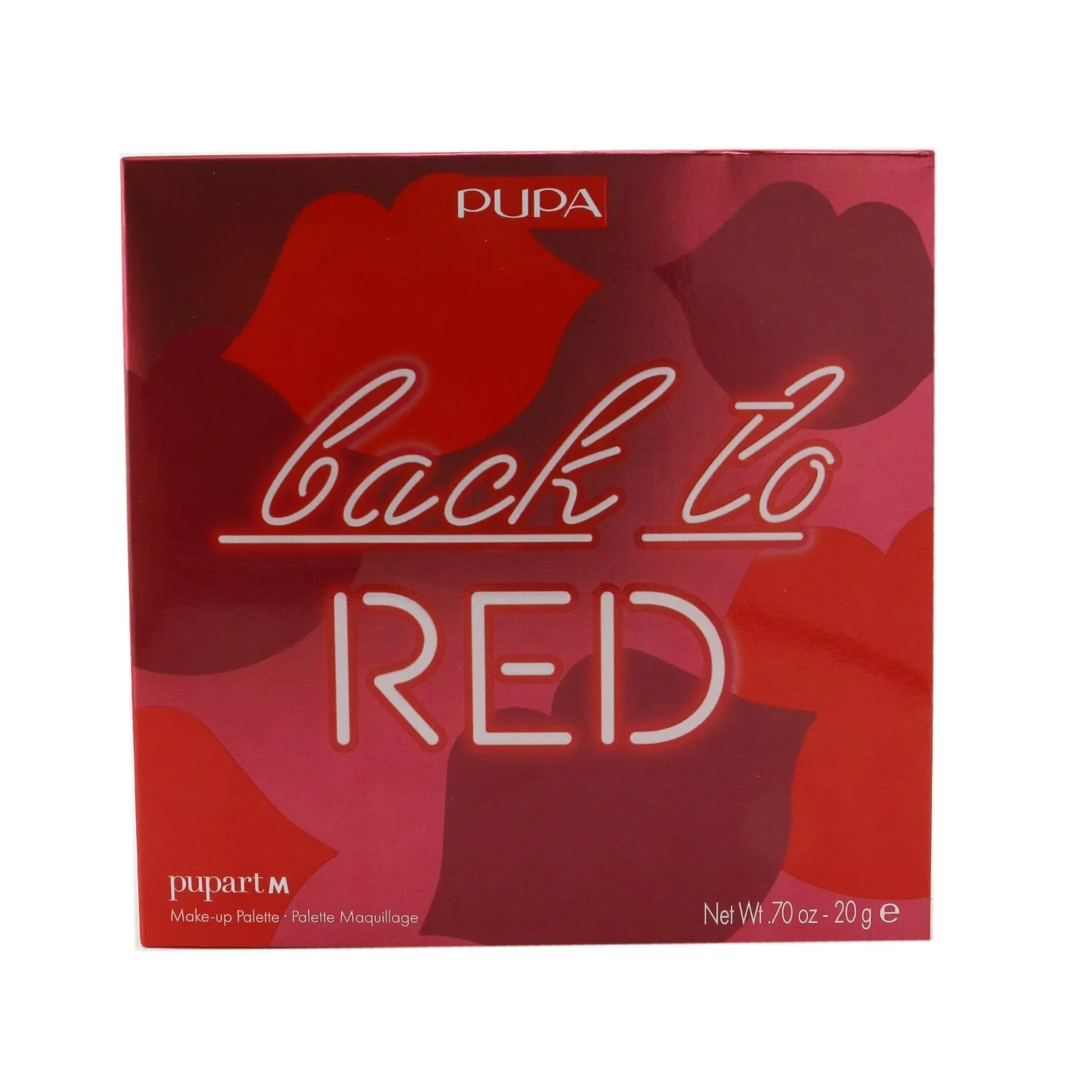 Pupa Pupart M Make Up Palette - # 001 Back To Red  20g/0.7oz