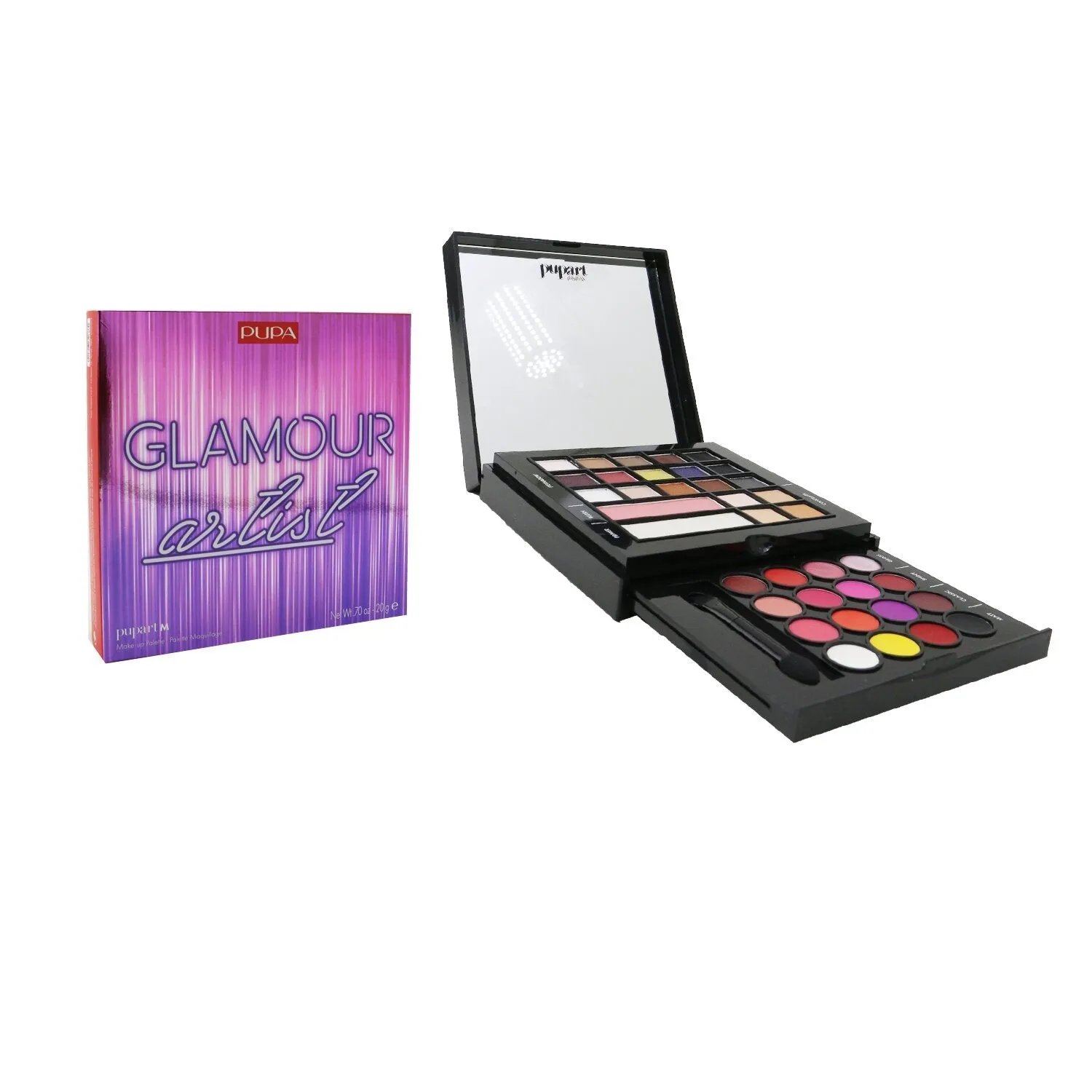 Pupa Pupart M Make Up Palette - # 001 Back To Red  20g/0.7oz