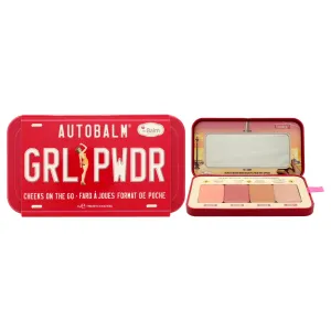 TheBalm Autobalm Girl Powder Cheek Palette by the Balm for Women - 0.28 oz Makeup